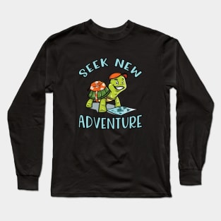 Adventure Turtle Long Sleeve T-Shirt